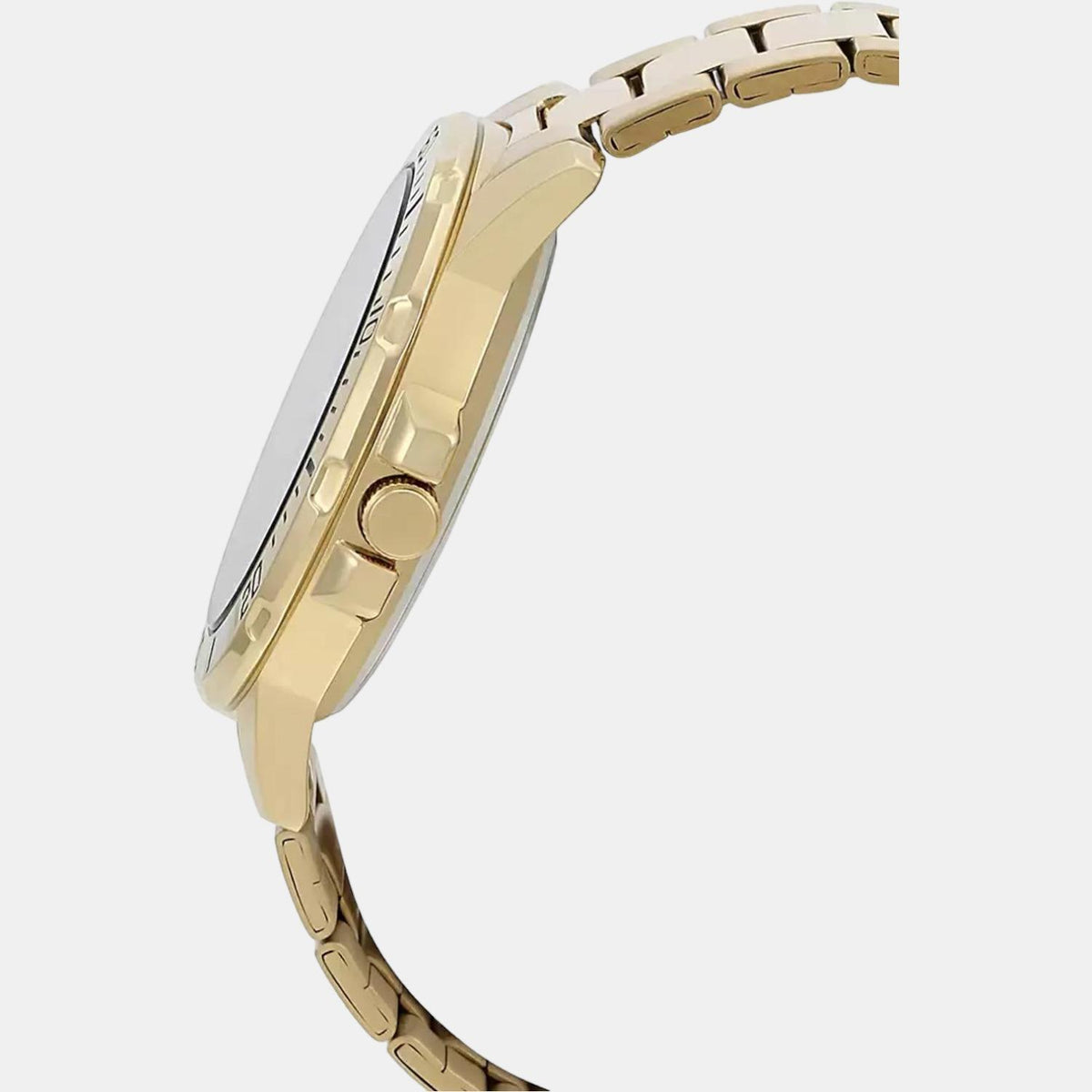 Casio A1367 Enticer Men’s Analog Quartz Watch with Black Dial & Gold-Tone Stainless Steel Bracelet