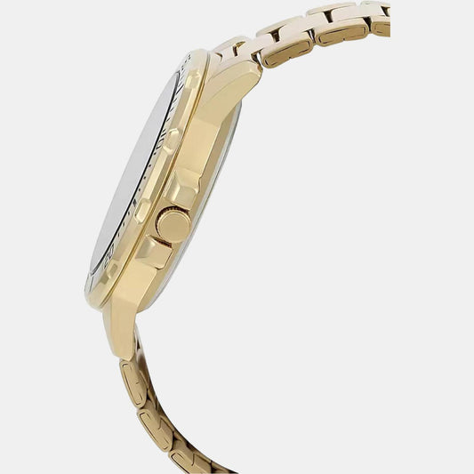 Casio A1367 Enticer Men’s Analog Quartz Watch with Black Dial & Gold-Tone Stainless Steel Bracelet