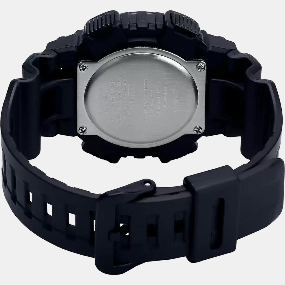 Casio AD218 Analog-Digital Quartz Men’s Youth Series Watch with Black Dial, Resin Strap