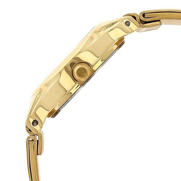 Titan 2401YM05 Black Dial Analog Watch for Women – Golden Stainless Steel Strap, Quartz Movement