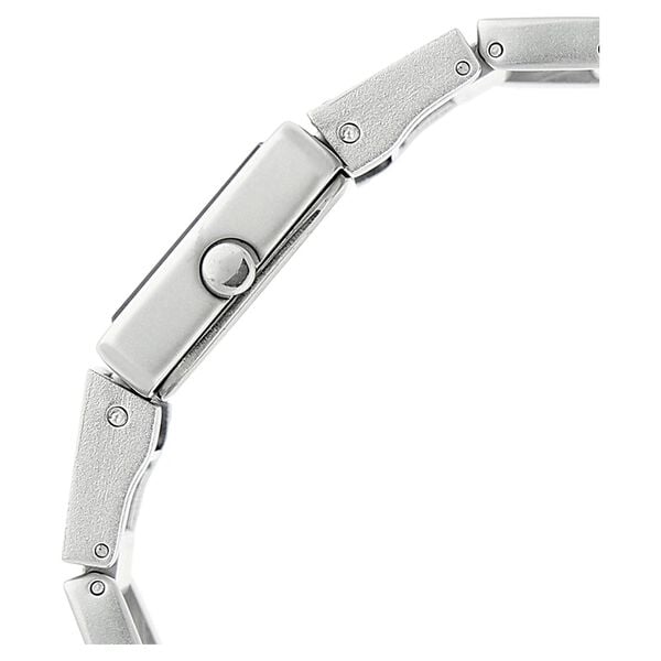 Fastrack 2404SM01 Quartz Analog White Dial Silver Metal Strap Women’s Watch
