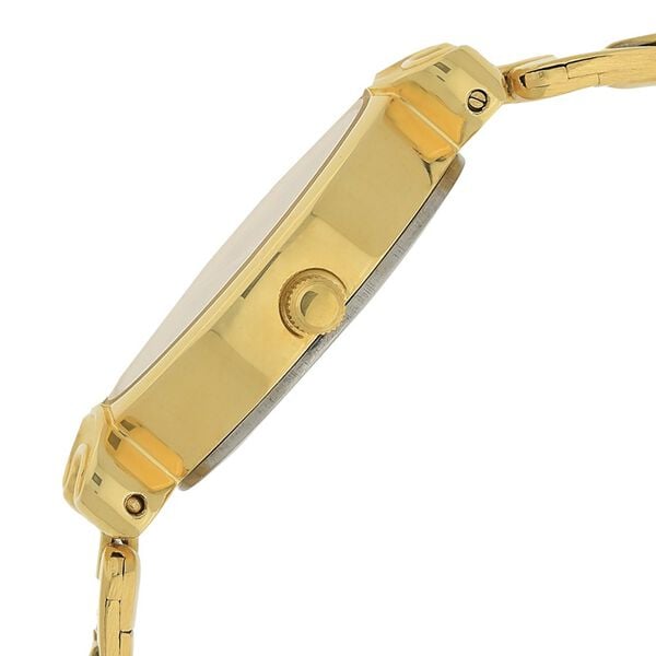 Titan 2454YM02 Analog Quartz Women’s Watch with Champagne Dial and Yellow-Gold Stainless Steel Strap