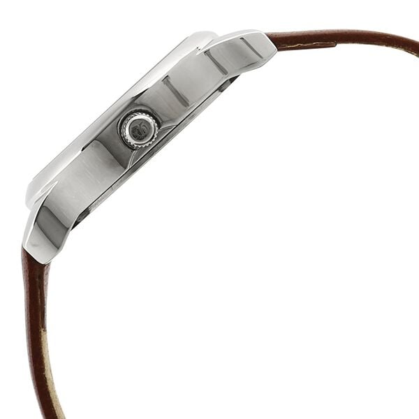 Titan 2481SL07 Black Dial Analog Watch for Women – Brown Leather Strap, Quartz Movement