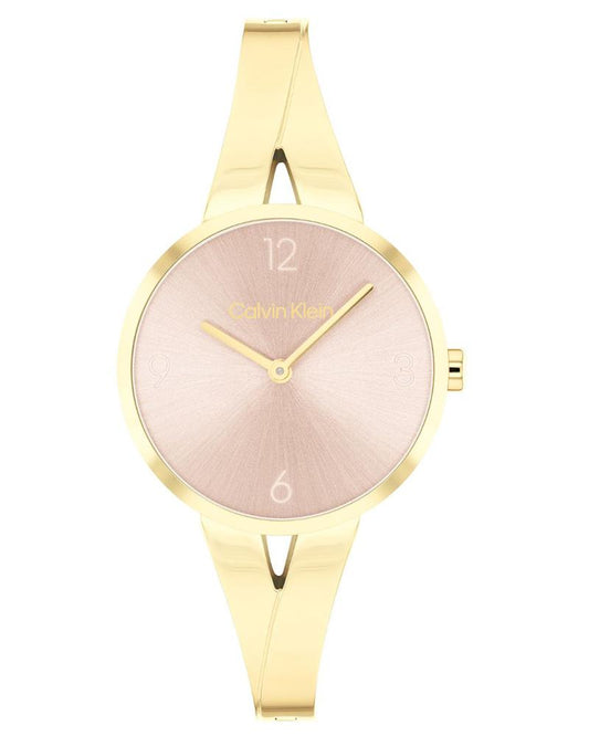 Calvin Klein 25100027 Joyful Women’s Light Blush Dial Stainless Steel Watch