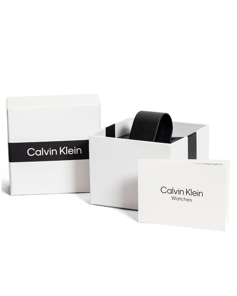 Calvin Klein 25100028 Women’s Joyful Quartz Watch with Silver White Dial & Two-Tone Stainless-Steel Strap
