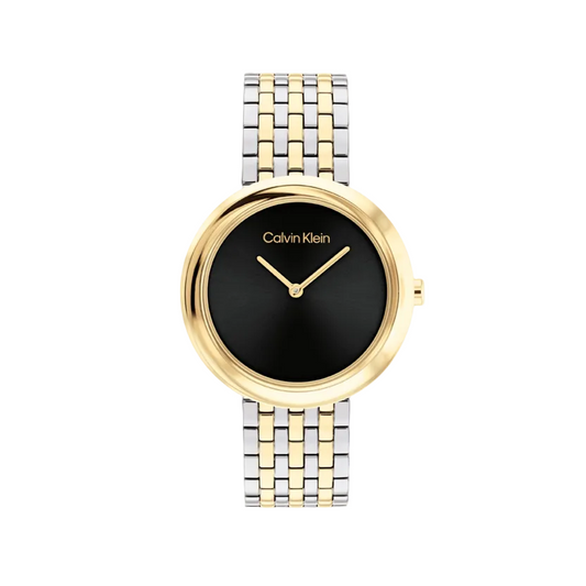 Calvin Klein 25100071 Minimal Women Quartz Silver Dial Stainless Steel Watch