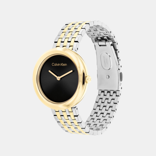 Calvin Klein 25100071 Minimal Women Quartz Silver Dial Stainless Steel Watch