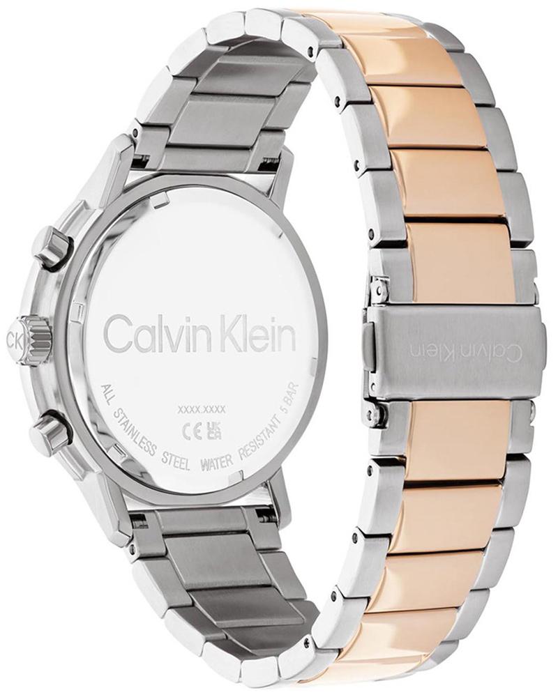 Calvin Klein 25200064 Gauge Men Quartz Grey Dial Chronograph Stainless Steel Watch