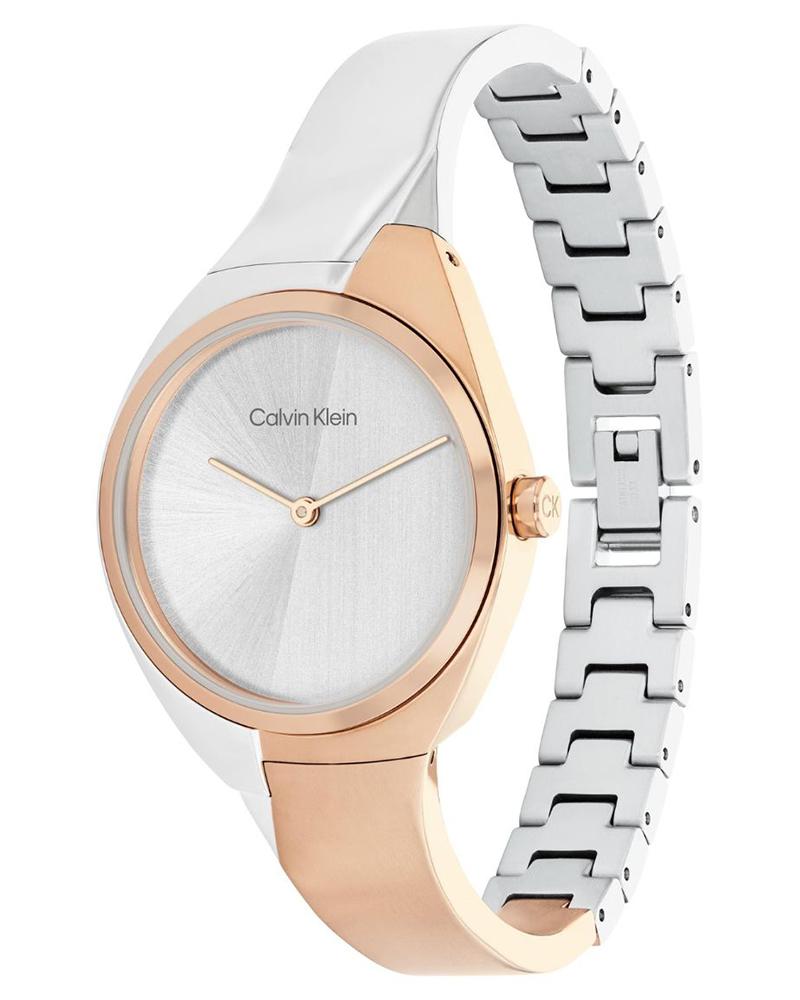 Calvin Klein 25200237 Charming Women’s Elegant White Dial Stainless Steel Watch
