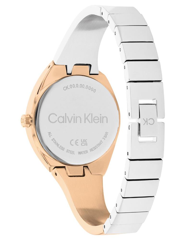 Calvin Klein 25200237 Charming Women’s Elegant White Dial Stainless Steel Watch