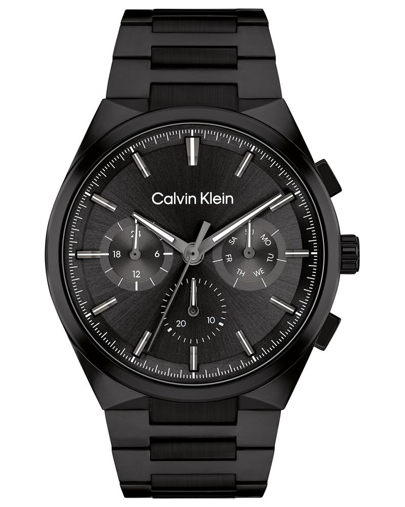Calvin Klein 25200505 Distinguish Men Quartz Multifunction Black Steel Watch