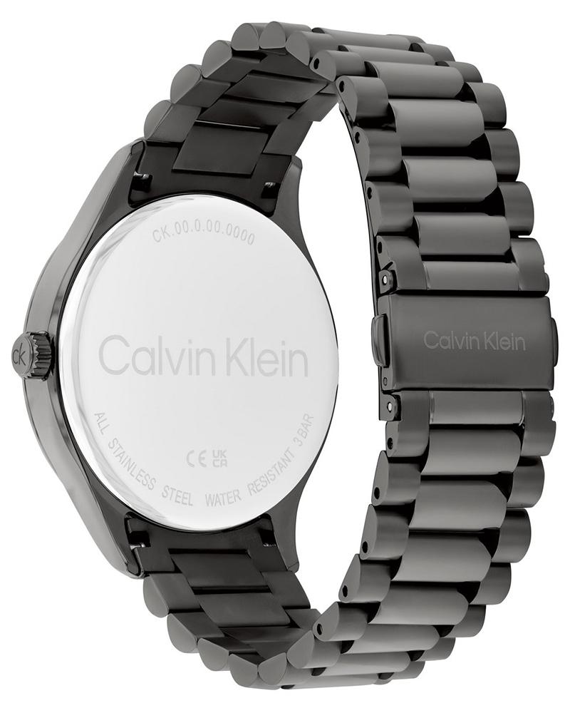 Calvin Klein 25300027 Iconic Unisex Quartz Green Dial Stainless Steel Watch