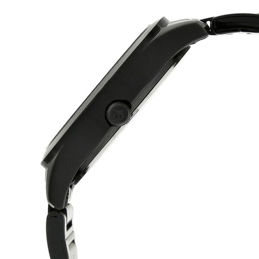 Titan 2570NM01 Black Dial Analog Quartz Stainless Steel Women’s Watch – Black Band, Round Case, Day & Date Display
