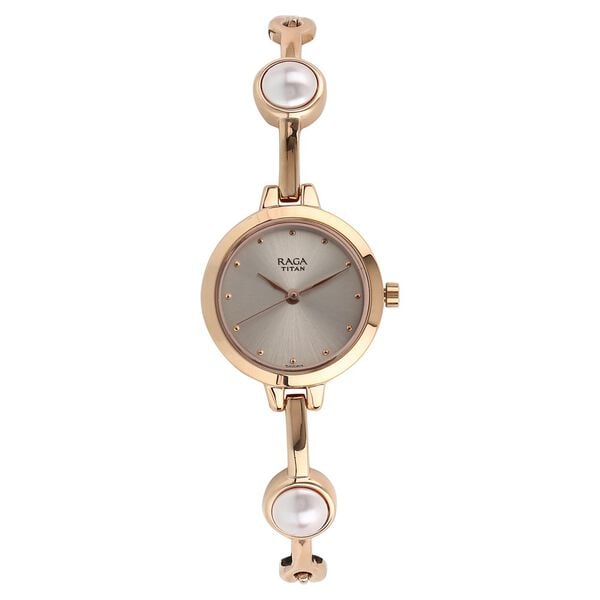 Titan 2576WM01 Quartz Analog Grey Dial Women Watch