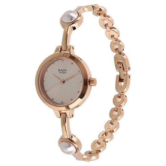 Titan 2576WM01 Quartz Analog Grey Dial Women Watch