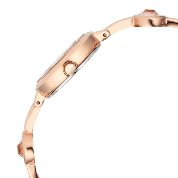 Titan 2576WM02 Women’s Rose-Gold Dial Analog Watch with Rose-Gold Metal Strap