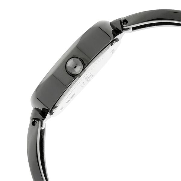 Titan 2579QM01 Anthracite Dial Analog Quartz Metal Strap Women’s Watch – Grey Band, Oval Case, Elegant Design