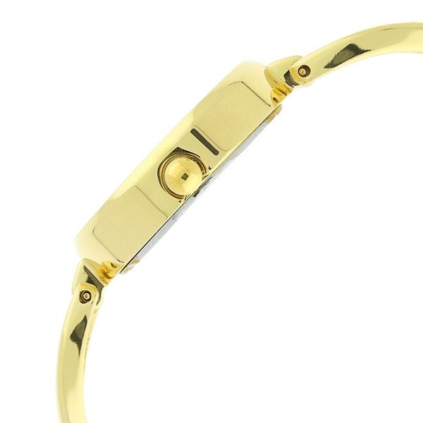 Titan 2579YM01 Champagne Dial Analog Quartz Stainless Steel Women’s Watch – Gold Band, Oval Case, Jewellery Clasp