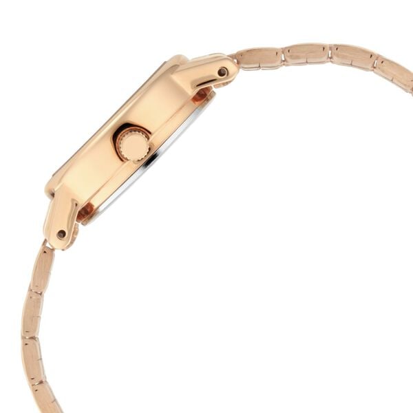Titan 2593WM01 Women’s Analog Quartz Watch — Silver Dial & Rose Gold Metal Strap