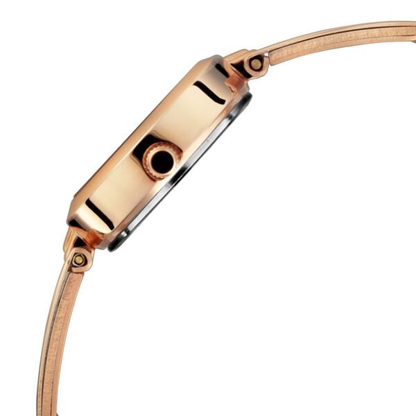 Titan 2598WM01 – Women’s Silver-Dial Analog Watch with Rose-Gold Metal Strap