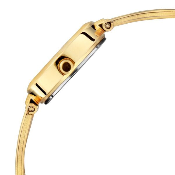 Titan NN2598YM02 Quartz Silver Dial Golden Metal Strap Women’s Watch