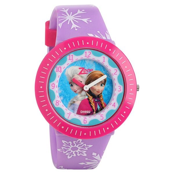 Zoop NS26007PP05W Kids / Girls Blue-Dial Multicolour Strap Analog Watch