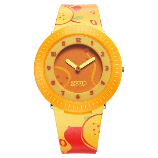 Zoop NS26007PP09W Kids / Unisex Analog Watch and Orange Dial & Plastic Strap