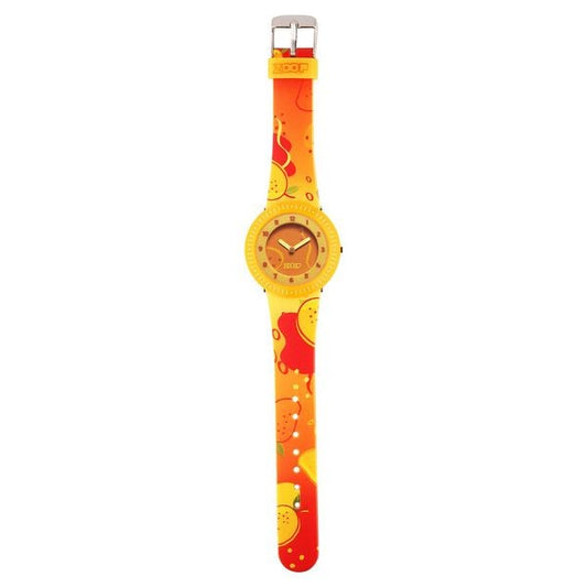 Zoop 26007PP09W Analog Quartz Kids’ Watch with Yellow Dial and Yellow Strap