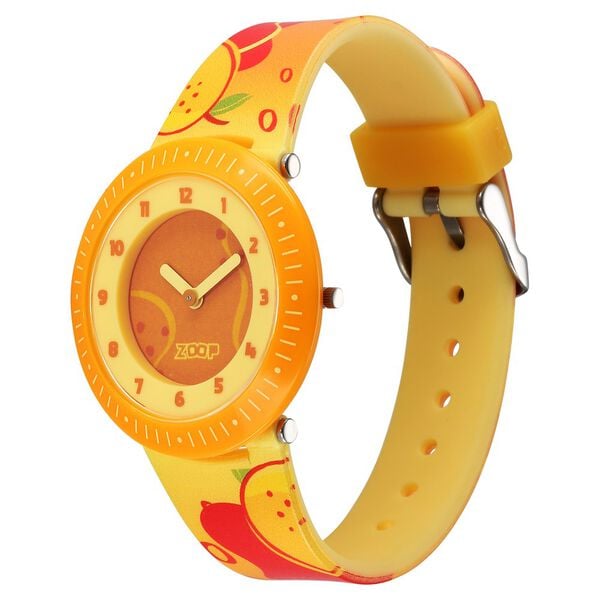 Zoop NS26007PP09W Kids / Unisex Analog Watch and Orange Dial & Plastic Strap