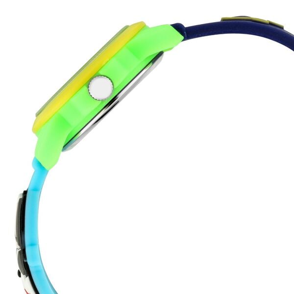 Zoop NU26016PP02 Analog Quartz Kids’ Watch with White Dial and Multicoloured Plastic Strap