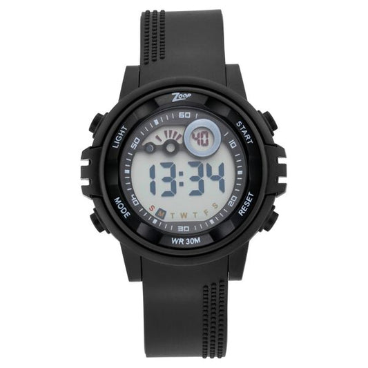 Zoop NT26017PP02 Kids Digital Quartz Dial Black PU Strap Watch by Titan