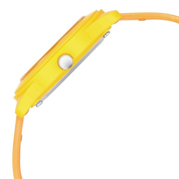 Zoop 26019PP08W Analog Quartz Kids’ Watch with Yellow Dial and Yellow Plastic Strap