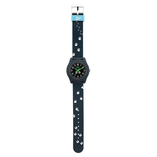 Zoop NPC26019PP29W Kids Analog Quartz Black Dial PU Strap Watch