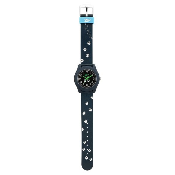 Zoop NPC26019PP29W Kids Analog Quartz Black Dial PU Strap Watch