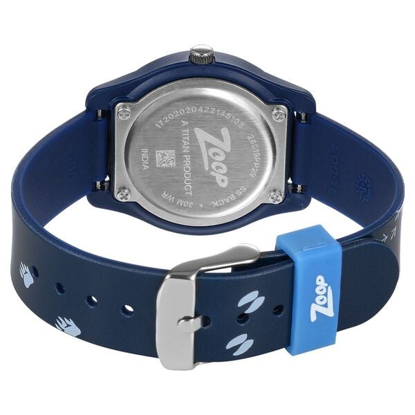 Zoop NPC26019PP29W Kids Analog Quartz Black Dial PU Strap Watch