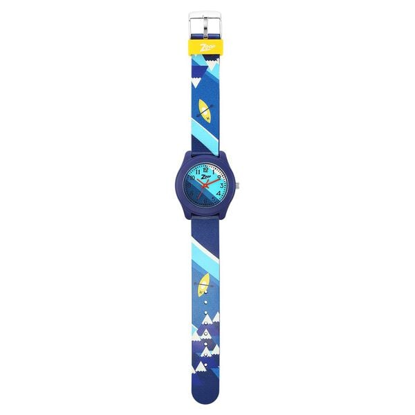 Zoop NS26019PP30W Kids Analog Quartz Blue Dial PU Strap Watch by Titan