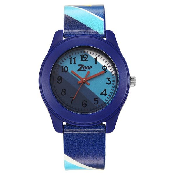 Zoop NS26019PP30W Kids Analog Quartz Blue Dial PU Strap Watch by Titan