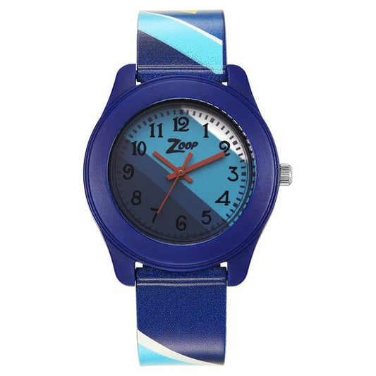Zoop NS26019PP30W Kids Analog Quartz Blue Dial PU Strap Watch by Titan