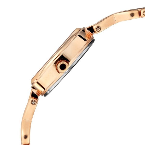 Titan 2601WM01 Analog Quartz Women’s Watch with Silver Dial and Rose Gold Metal Strap
