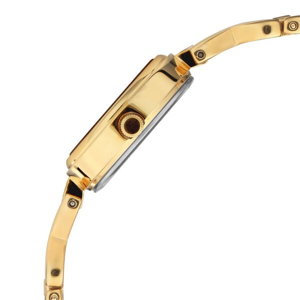 Titan 2601YM03 Women’s Champagne-Dial Analog Watch with Gold Metal Strap