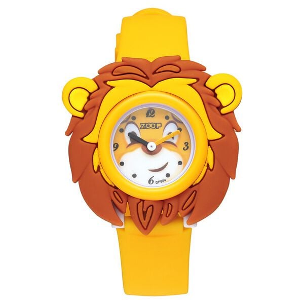 Zoop NT26033PP01 Analog Kids Watch with Yellow Dial & Yellow Polyurethane Strap