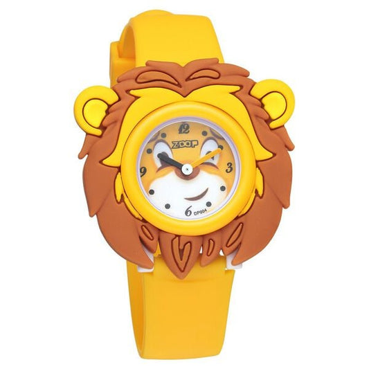 Zoop NT26033PP01 Analog Kids Watch with Yellow Dial & Yellow Polyurethane Strap
