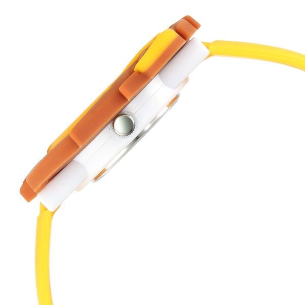 Zoop NT26033PP01 Analog Kids Watch with Yellow Dial & Yellow Polyurethane Strap