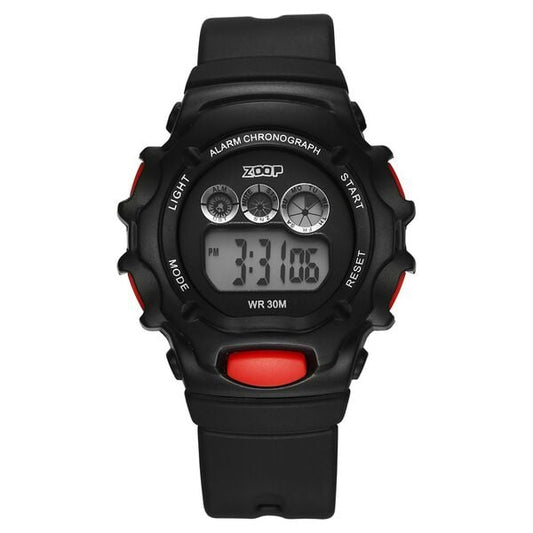 Zoop 26035PP05W Digital Watch Kids Black Strap