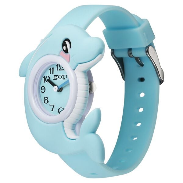 Zoop NT26045PP01 Analog Quartz Kids’ Watch with Blue Dial and Blue Plastic Strap