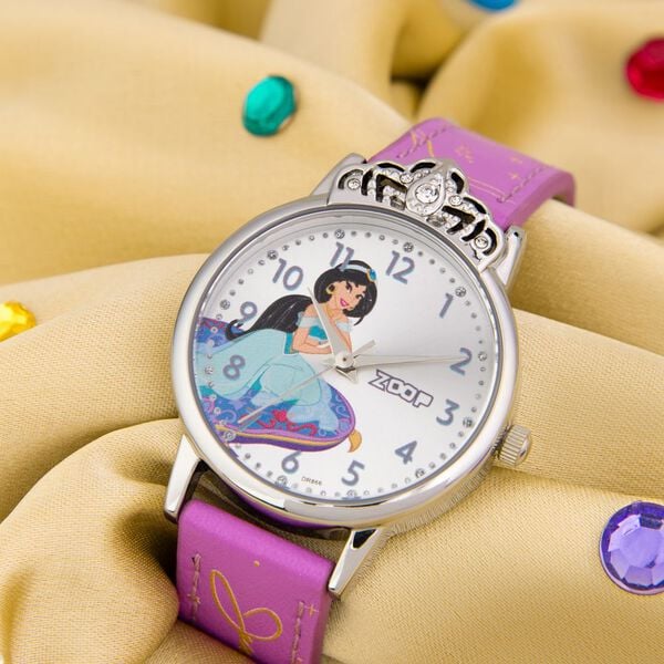 Zoop 26049SL01 Disney Jasmine Analog Watch for Kids