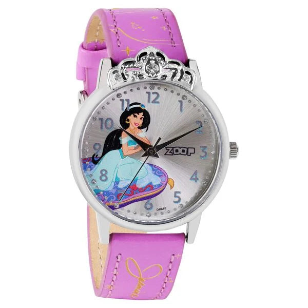 Zoop 26049SL01 Disney Jasmine Analog Watch for Kids