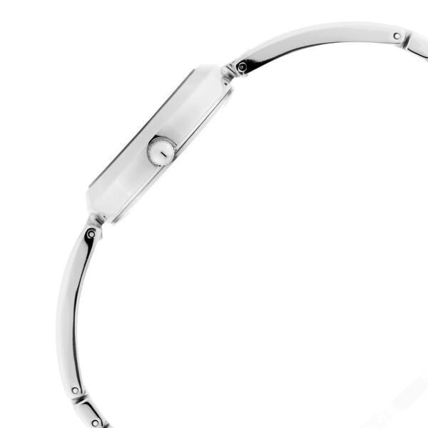 Titan 2606SM05 Women’s Silver-Dial Analog Watch with Stainless Steel Strap