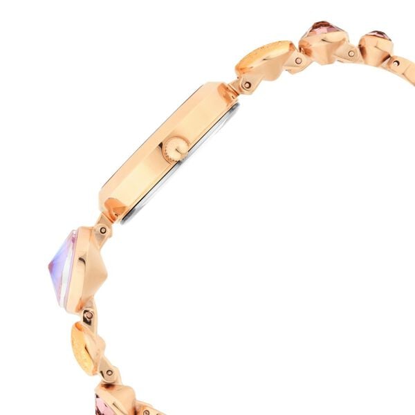Titan 2606WM08 Women’s Mother-of-Pearl Dial Analog Watch with Rose-Gold Metal Strap