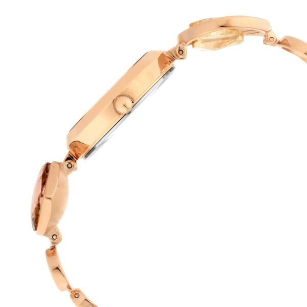 Titan 2606WM09 Women’s Pink-Dial Analog Watch with Rose-Gold Metal Strap